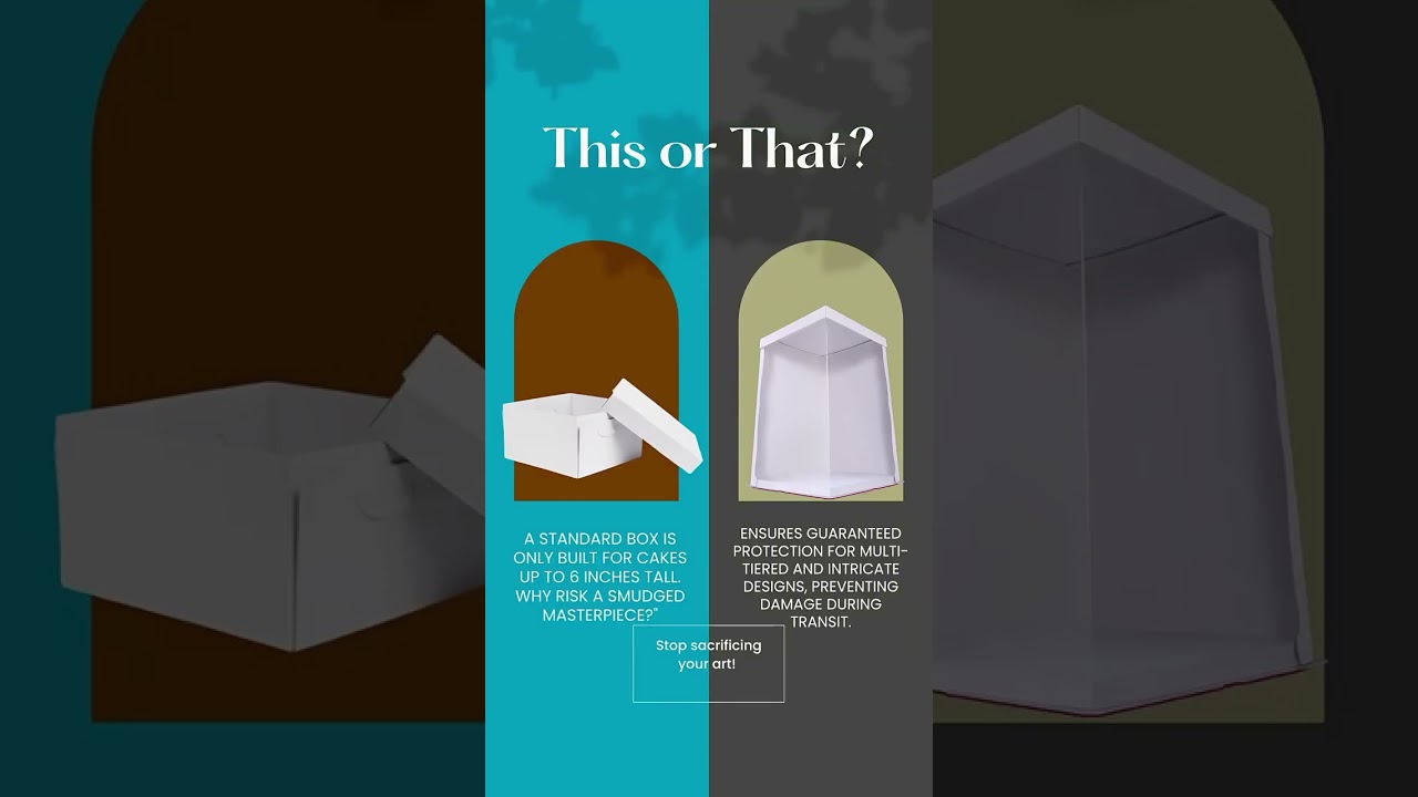 Order Cake better Cake boxes at 👇🏾 Www.Cakemeaway.online Looking for Cake boxes? These are the