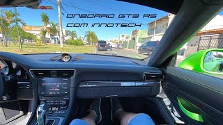 Acelerando Porsche 911 GT3 RS na estrada! (Escape esportivo Innotech)