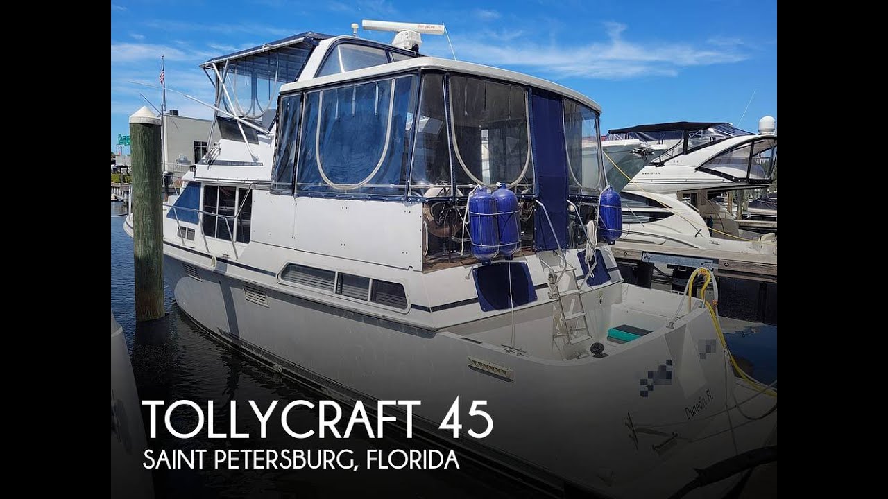 [SOLD] Used 1995 Tollycraft 45 Aft Cabin Motor Yacht in Saint Petersburg, Florida