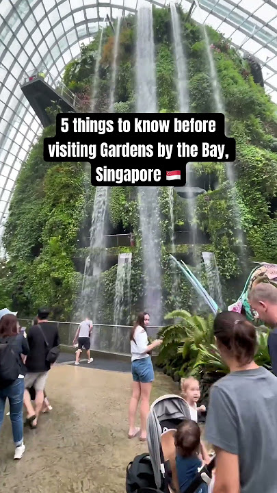 5 thing to know before visiting Gardens by the Bay Singapore! #traveltips #visitsingapore #singapore