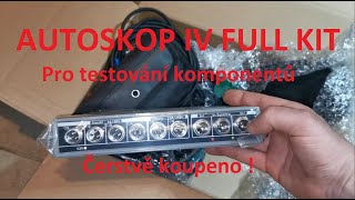 Koupil jsem si osciloskop AUTOSKOP IV FULL KIT