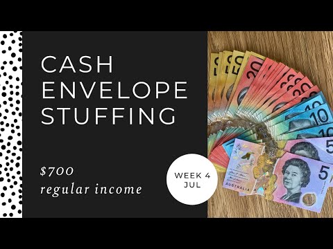 Cash Stuffing $700 Income ? | Jul W4 | Budgeting, Money, Savings, Dave Ramsey, Cash Envelope System