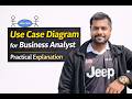 How to Draw Use Case Diagram as a Business Analyst | Practical Explanation