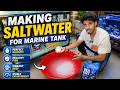 Making Salt Water for Marine Tank || TELUGU || AQUABARK