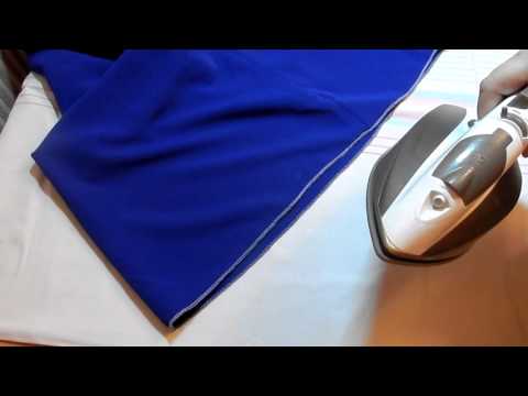 Как подшить изделие платье с клеящейся лентой Флизелиновая лента для подгибов
