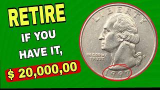 TOP 5 ULTRA RARE Washington Quarters Worth BIG MONEY | 1988-P, 1995-D, 1995-P, 1997-D & 1997-P Coins