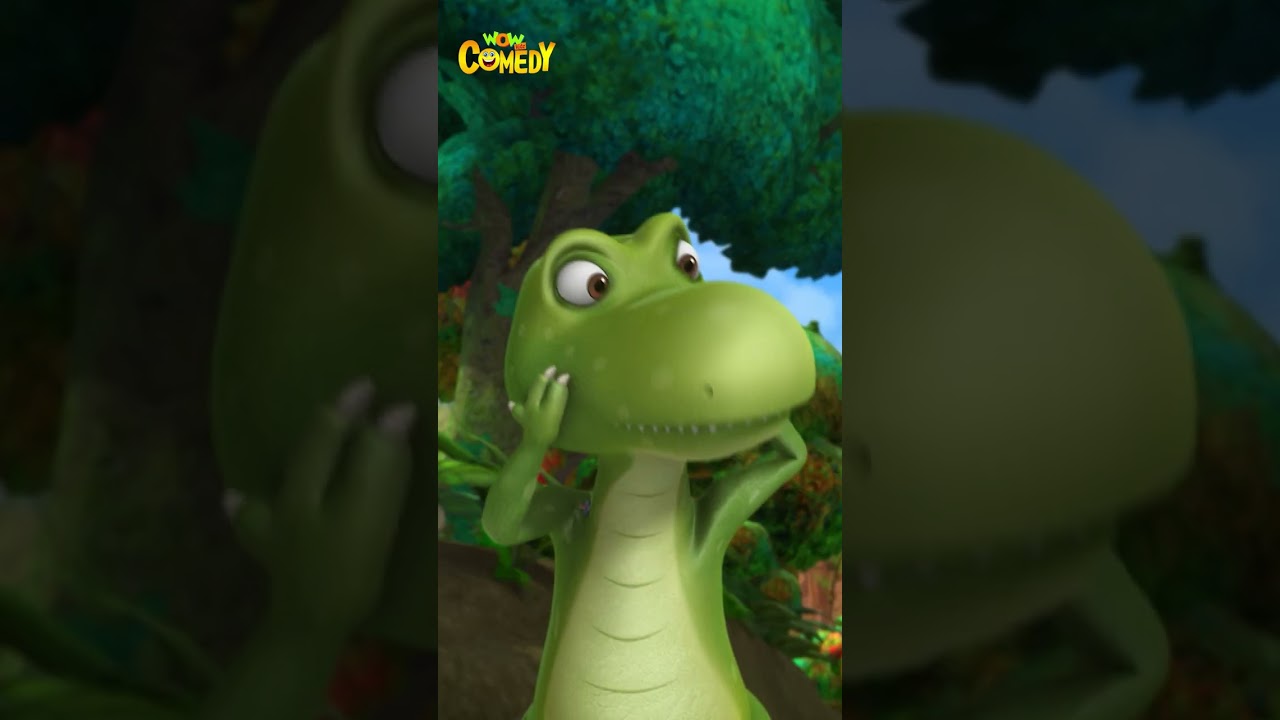 Bhago Dinosaur Bhago | Hindi Cartoon New Shorts Motu Patlu | Wow Kidz Comedy | #spot