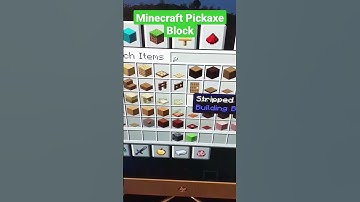 Minecraft Pickaxe Block #gameplay #build #minecraft #new #command