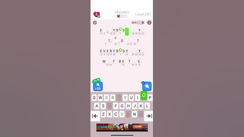 Ultimate cryptogram level 247 guide #cryptogram