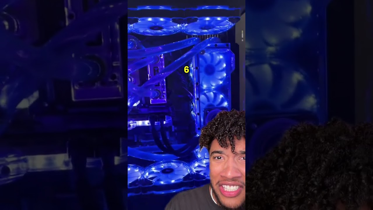 The most insane liquid cooled PC I’ve ever seen.. #carterpcs #tech #pc #gaming #gamingpc