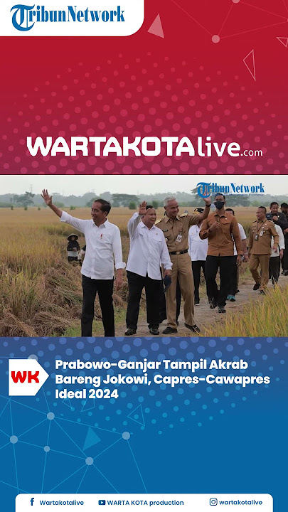 Prabowo Ganjar Tampil Akrab Bareng Jokowi, Capres Cawapres Ideal 2024