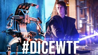 Funny Droideka Bug When Retributioned By Anakin Skywalker! Star Wars: Battlefront 2