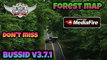 Forest map mod for Bus simulator Indonesia ||Bussid v3.7.1||#forestmapmod#offroadmapmod #viralvideo