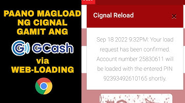 Paano mag Load ng CIGNAL gamit ang GCASH | WEB-LOADING | slybux