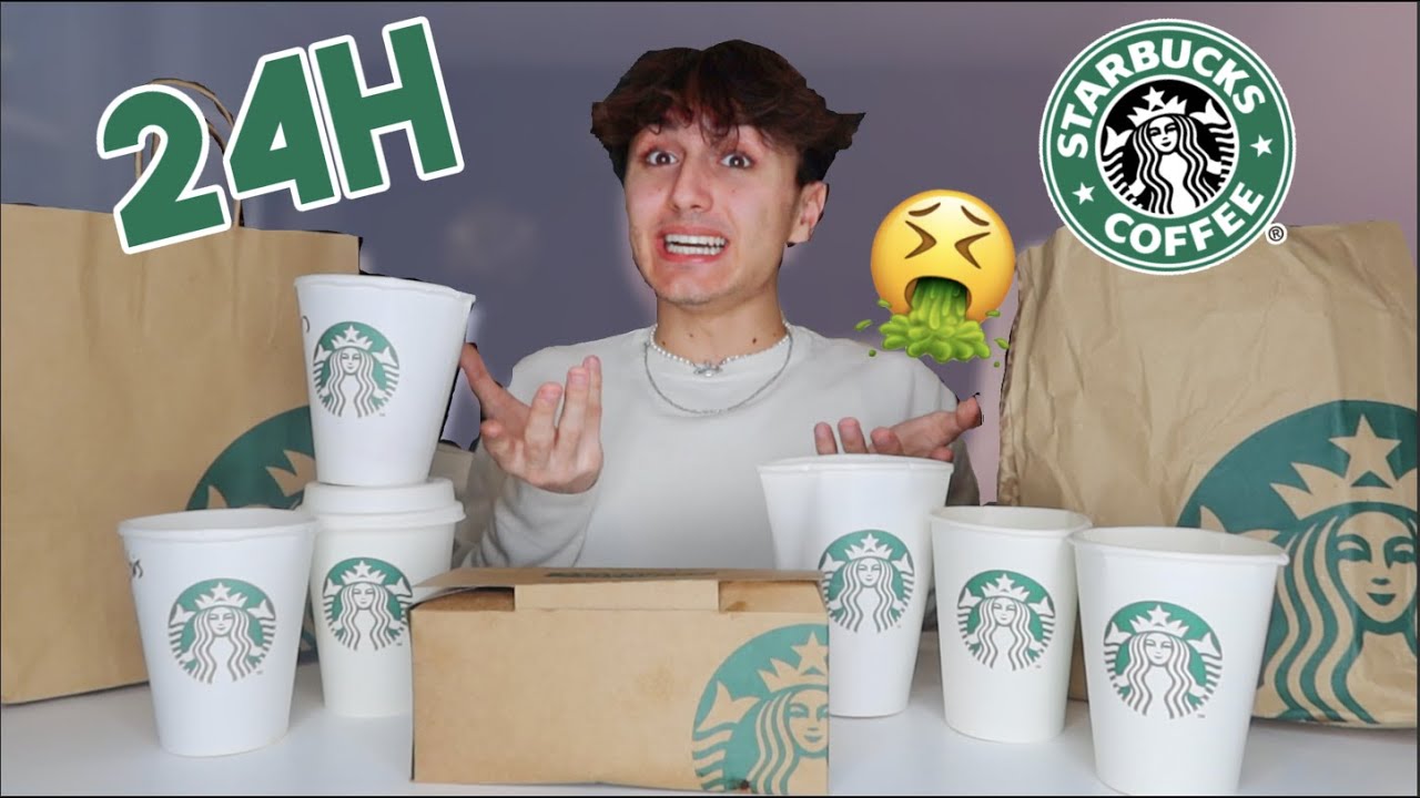 JE MANGE STARBUCKS PENDANT 24H (c'est chaud..)