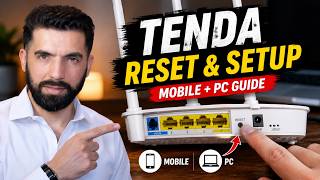 How to Reset & Setup Tenda Router | آموزش ریست و تنظیم روتر تندا