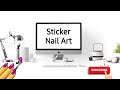 Sticker Nail Art by Brcnailstipsxpieces.com #nailart #justnailedit #stickers