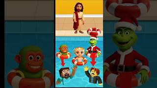Who Will Jesus Save? Steve Minecraft or Bacon Roblox? #jesus #biblequiz#biblestudy