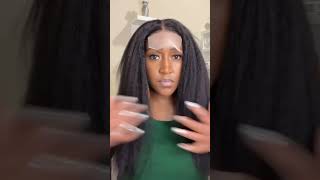 *New* Temu Wigs Must Haves 2023 | 4*4 Kinky Straight Human Hair Lace Front | Temu Review