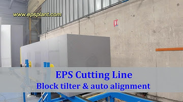 EPS Cutting Machine  |  EPS Block tilter & auto alignment