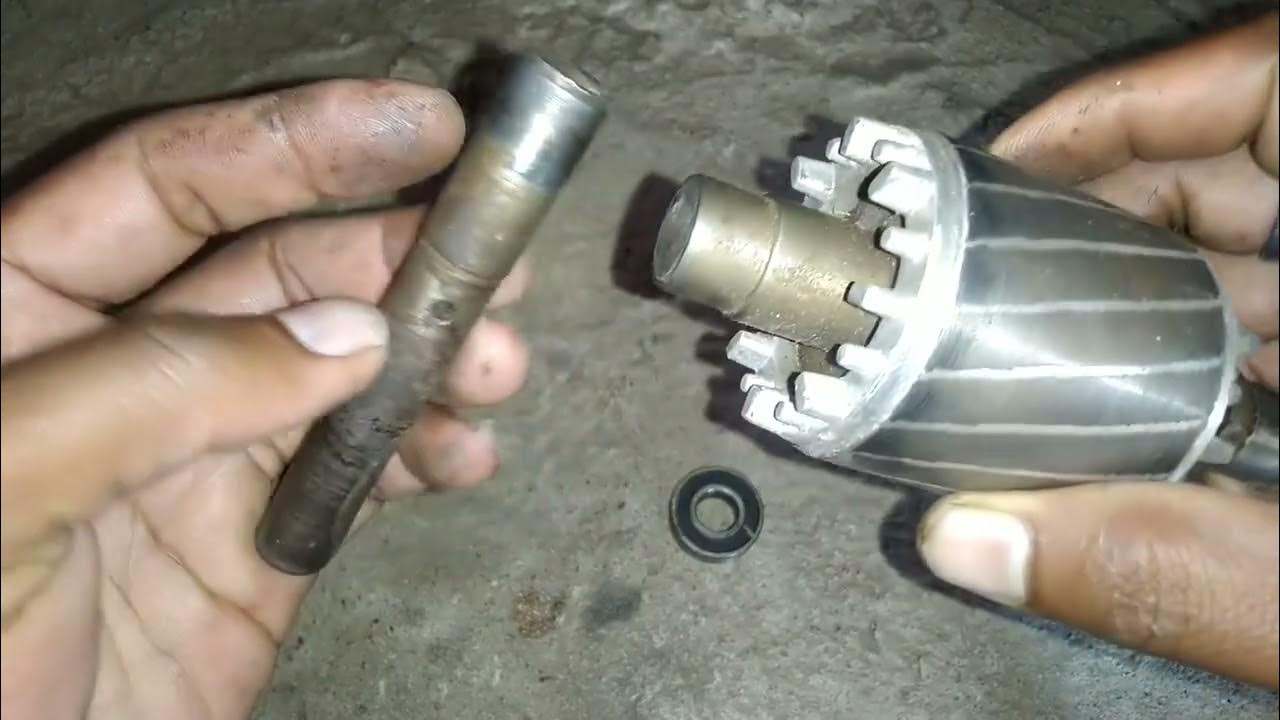 How to repair a broken motor shaft, part 1 YouTube