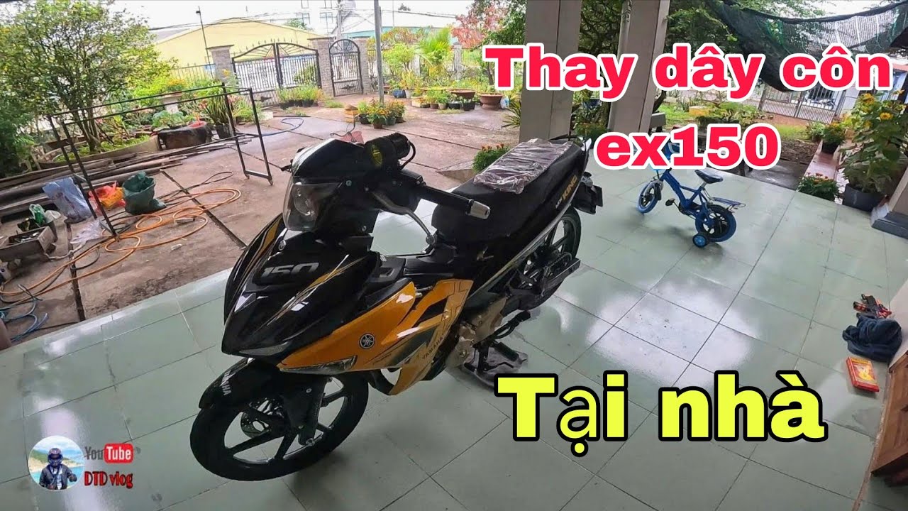 Cách thay dây côn ex150 ''TẠI NHÀ''