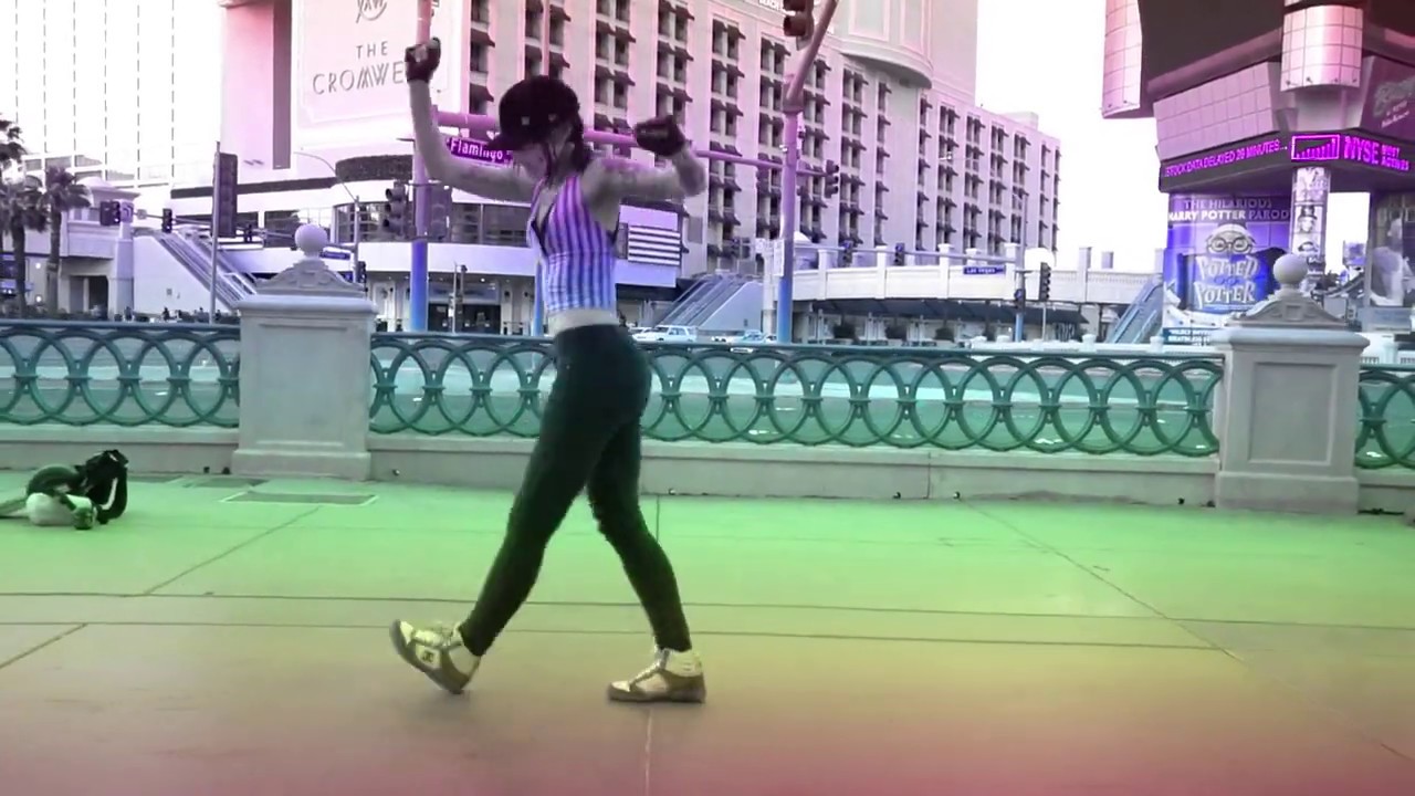 Shuffle Dancer on the Las Vegas Strip YouTube