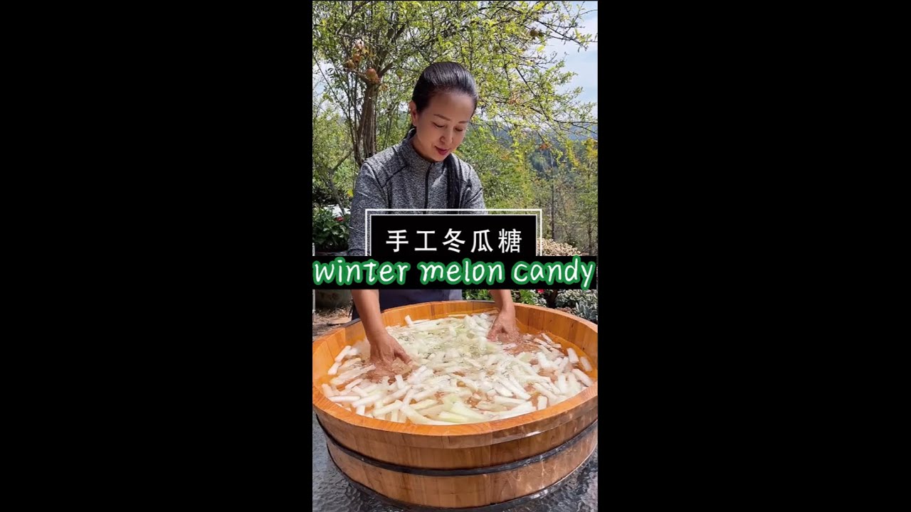 handmade winter melon candy,tastes sweet and refreshing.丨wax gourd