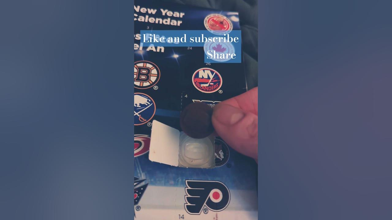 day 6 of 32 NHL Advent calendar opening series viral christmas advent shorts video 🎄🎅🏒