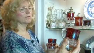 Collecting Ruby Flash Glass Tableware