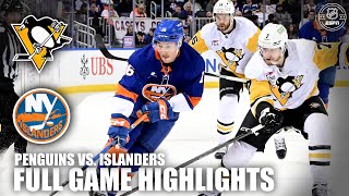 THRILLING FINISH 🤯 Pittsburgh Penguins vs. New York Islanders | Full Game Highlights | ESPN NHL