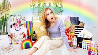 I Bought Every Pride Product I Could Find At The Mall !! (Try on)