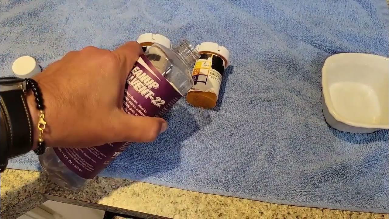 Remove Pill Bottle Labels YouTube