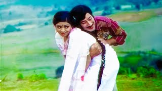Krishna, Sridevi Evergreen Love Song - Ramarajyamlo Bheemaraju Video Songs Telugu Movie Songs