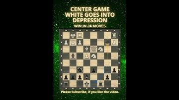 Center Game Chess | White Goes Into Depression | Chess Openings | Chess Tricks | Learn Chess