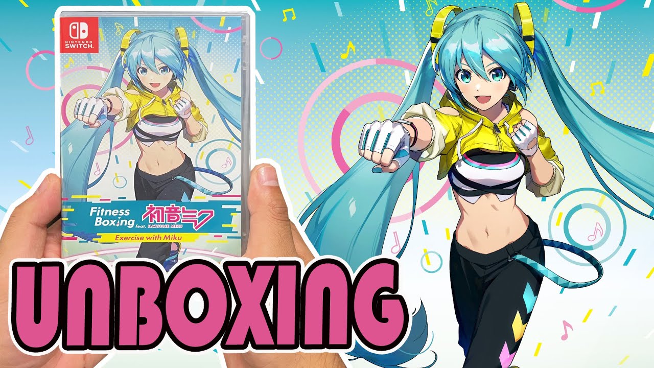 Fitness Boxing Feat. Hatsune Miku (Nintendo Switch) Unboxing