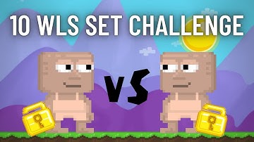 GIRL VS BOYS 10 WLS GROWTOPIA SET CHALLENGE! ft. FuriusBeast, DCJE