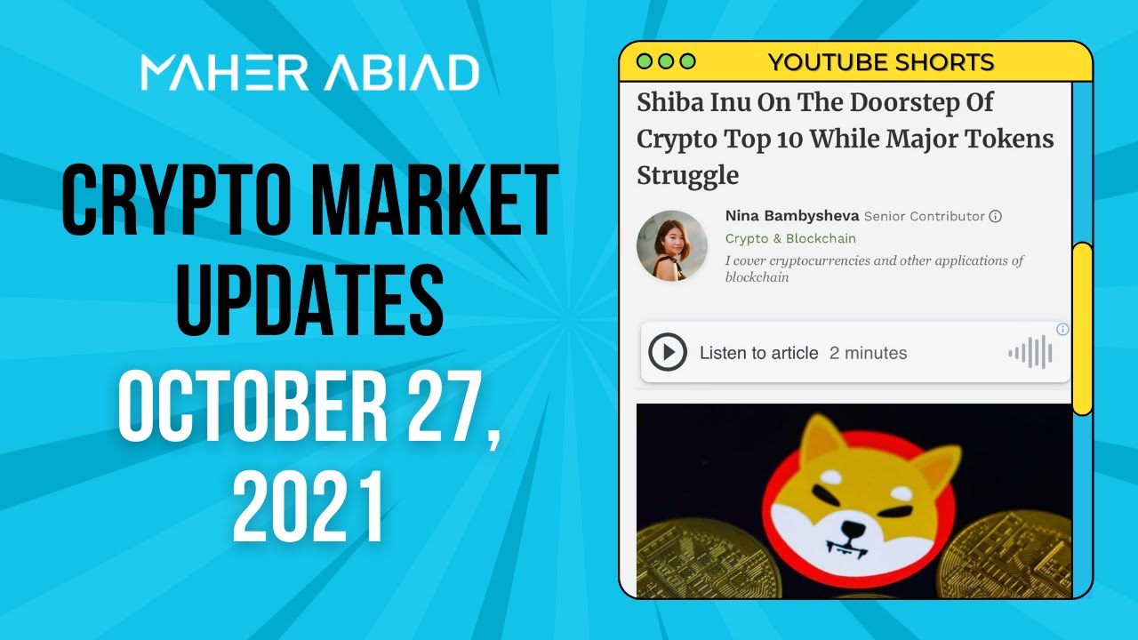 CRYPTO Market Updates [October 27, 2021] 