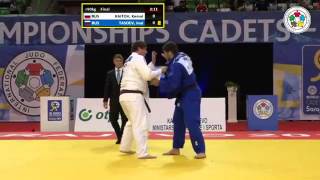 Kemal Kaitov vs Inal Tasoev World Championship Cadets 2015