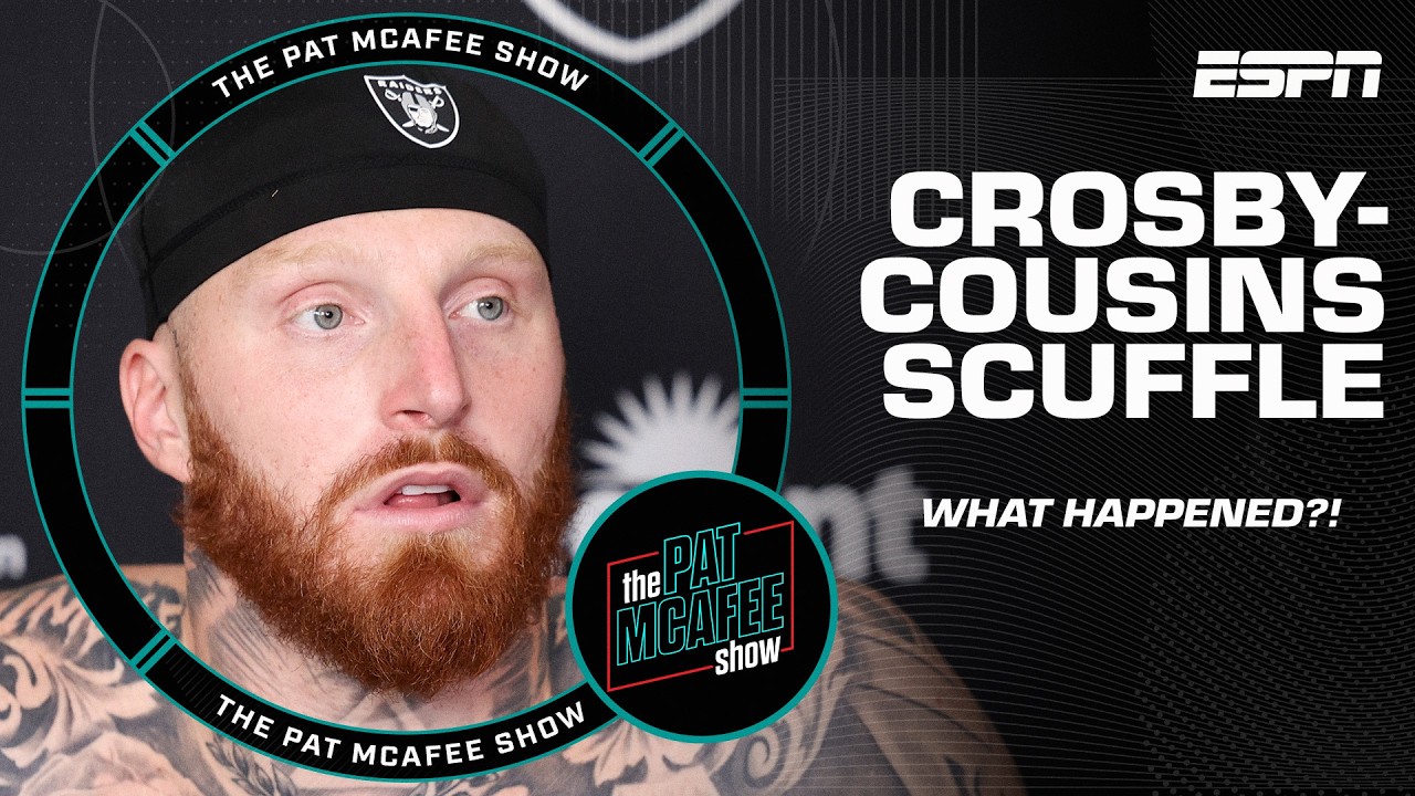 What happened between Maxx Crosby and Kirk Cousins at Raiders training camp? 😯 | The Pat McAfee Show