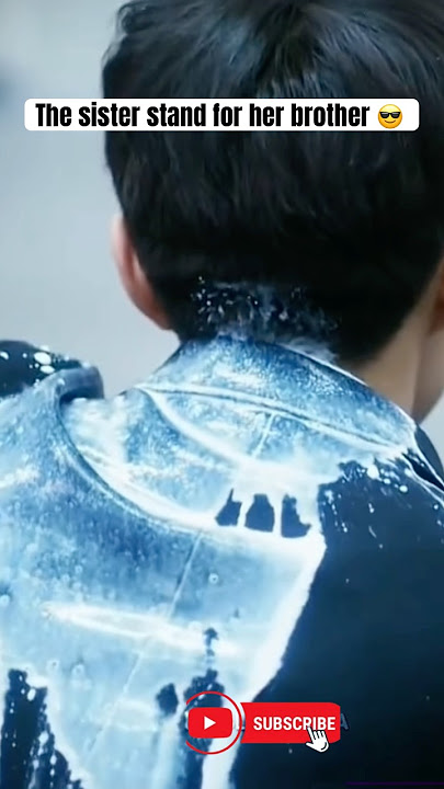 The sister stand for her brother #film #korea #shorts