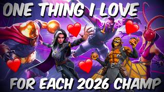 Picking One Thing I LOVE About Each 2026 Champion