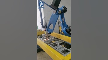 [SteviS Laser] Fiber laser welding robot with positioner, equipped with 2 sets of work stations