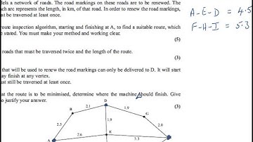 FMSP Revision Video: Edexcel D1 - Route Inspection