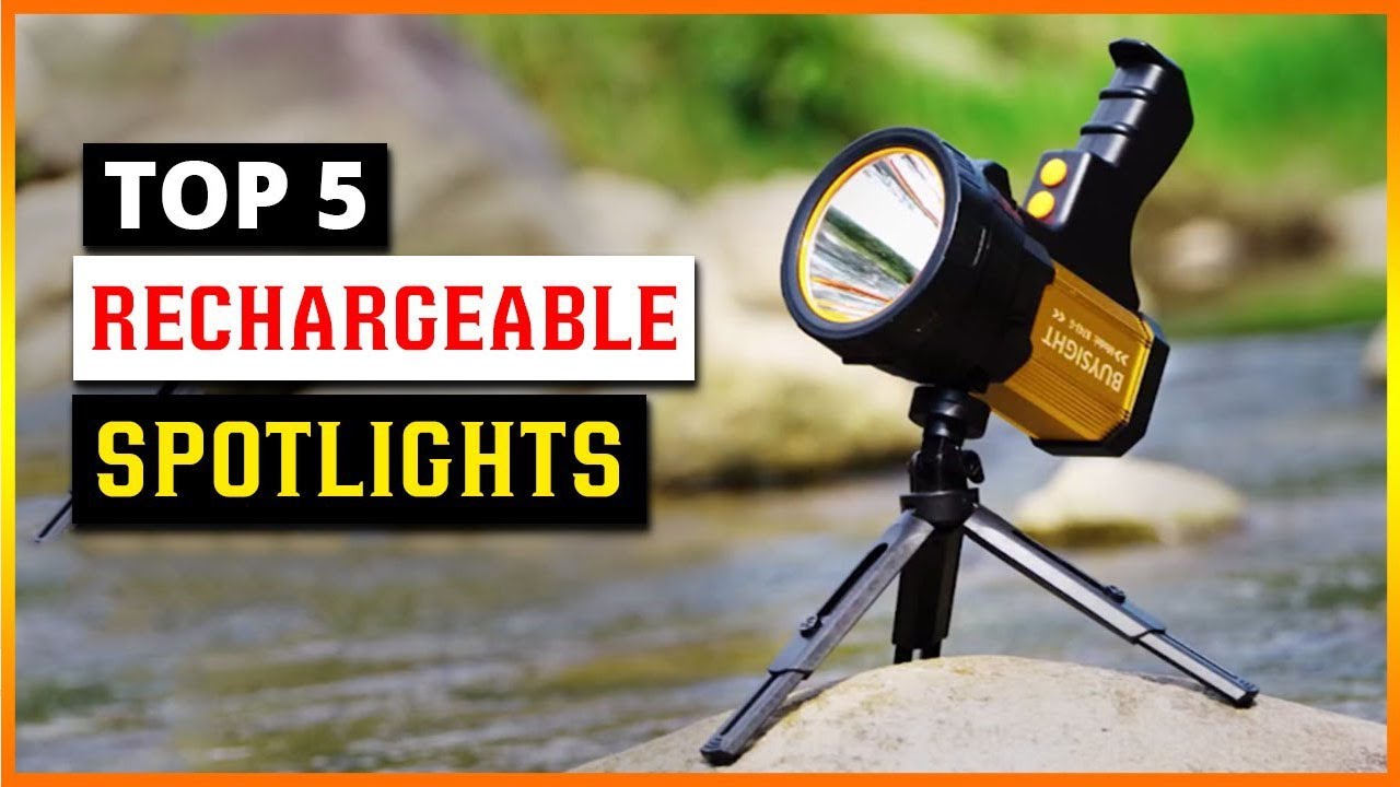 Best Rechargeable Spotlight in 2024 - Top 5 Rechargeable Spotlights Review  