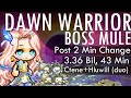 Maplestory Heroic Kronos Dawn Warrior Boss Mule: Post 2 Minute Changes - 3.36 BIL in 43 Minutes
