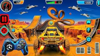 🚨 Monster Truck  Mega Ramp Challenge 😈 Geeta Stand | Impossible Stunts 🔥 Android Gameplay (Part 62)