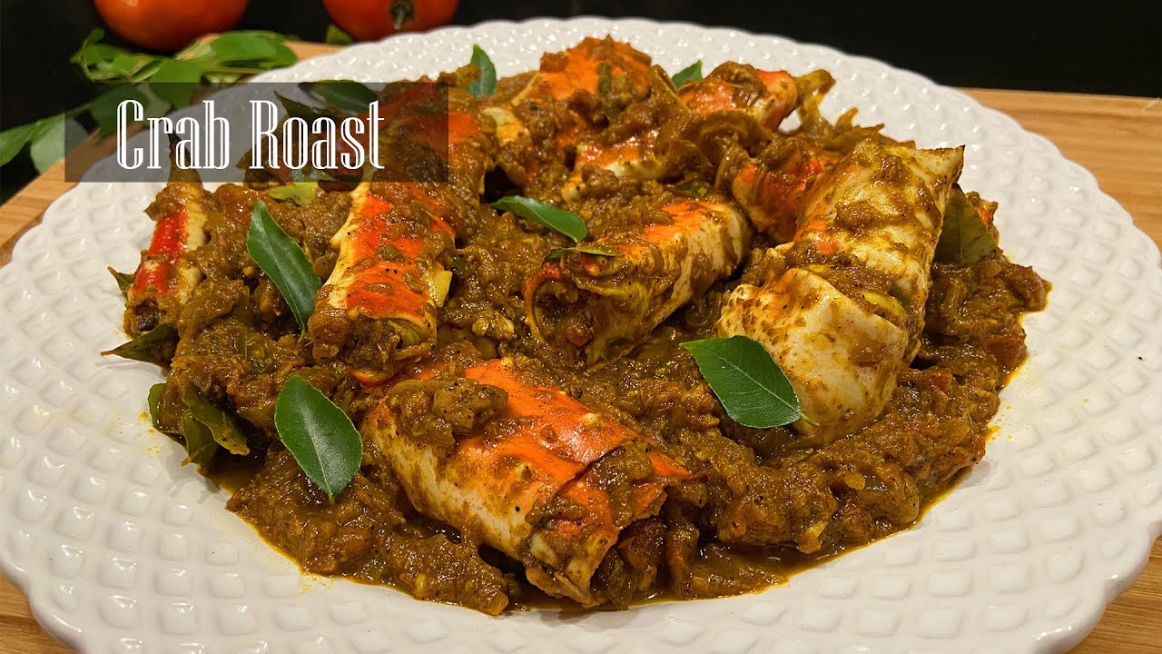 Kerala Spicy Crab Roast Recipe RKC YouTube