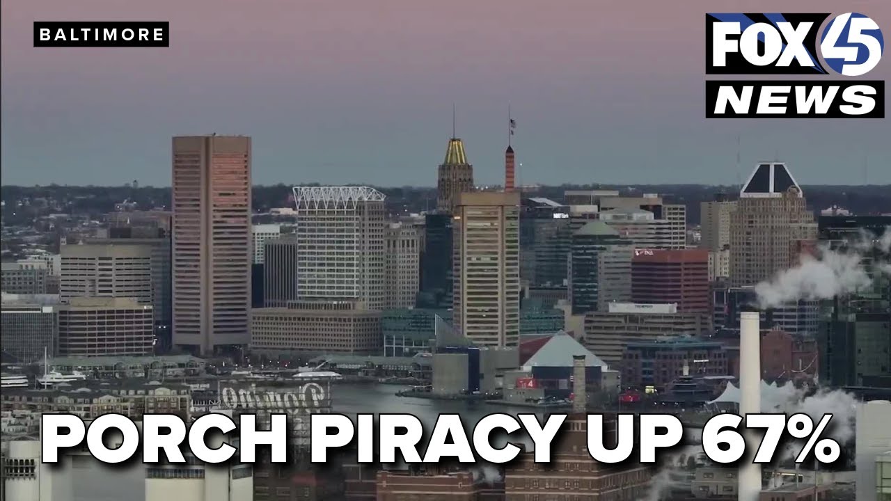Baltimore ranks as fifth-worst city for porch piracy, up 67% from last year