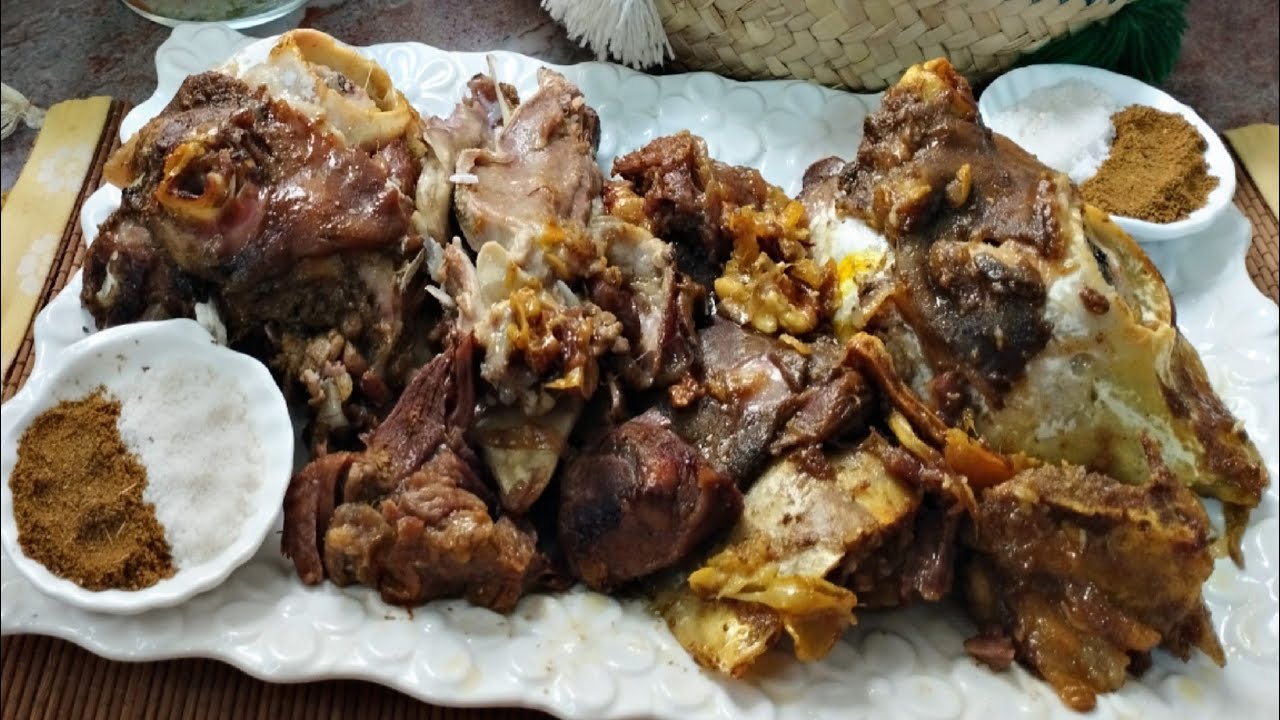 1)سلسلة أطباق عيد الاضحى باولو على الطريقة المراكشية لحم الرأس من قلب جامع الفنا حتى لدارك